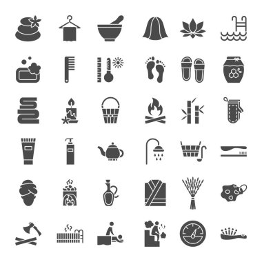 Spa Katı Web Simgeleri