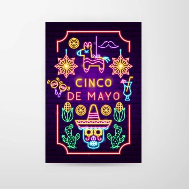 Cinco de Mayo Neon Flyer