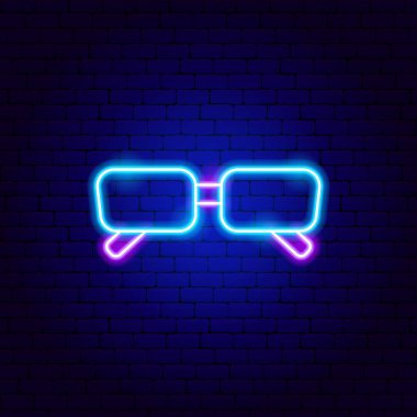 Gözlük Neon İşareti