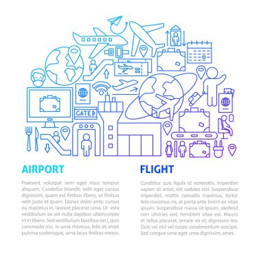 Havaalanı Uçuş Hattı Şablonu