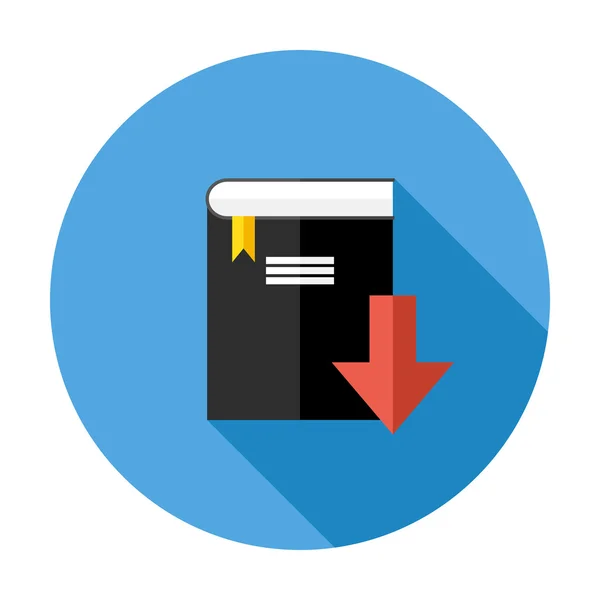 Descargar libro Flat Circle Icon — Vector de stock