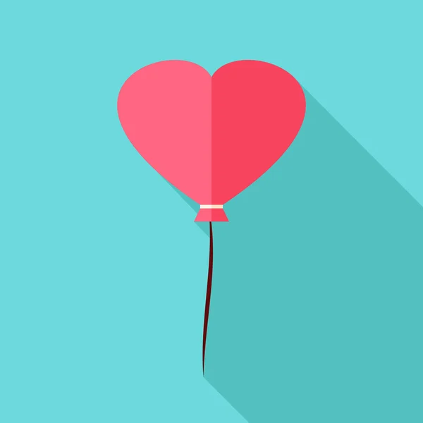 BALLOON A TIPO CUORE — Vettoriale Stock