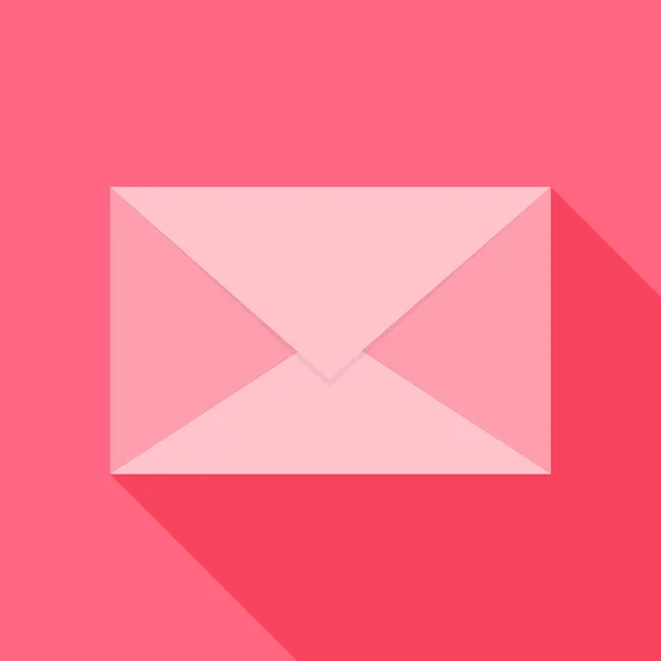 Enveloppe rose — Image vectorielle