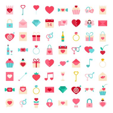 düz stil ikonları seviyorum