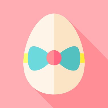 Yay-düğüm ile Paskalya yortusu yumurta