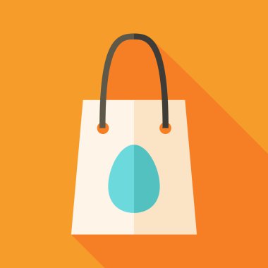 Kağıt paketi ile Paskalya yortusu yumurta