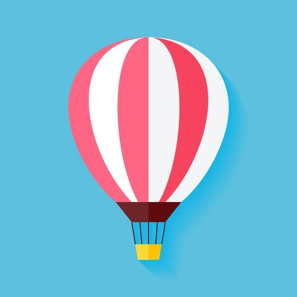 Flat Air Balloon — Stock Vector