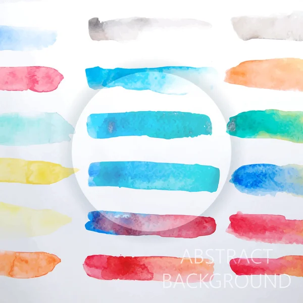 Abstract Watercolor Shapes for Background — Stock Vector
