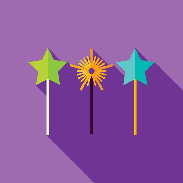 Magic Sticks Icon — стоковый вектор