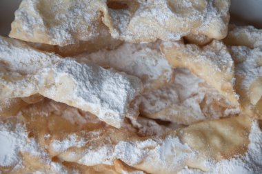 geleneksel Lehçe faworki veya chrust olarak pasta crunch