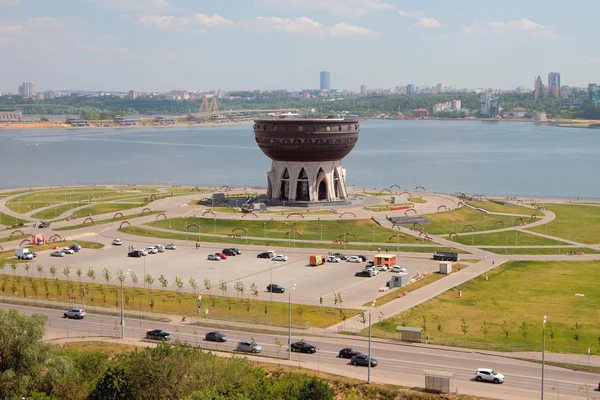 Centrum rodzinne miasto i "Kociołek". Kazan, Federacja Rosyjska — Zdjęcie stockowe