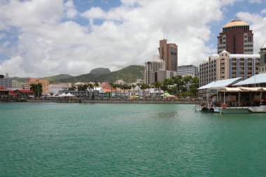 Şehir setin. Port Louis, Mauritius