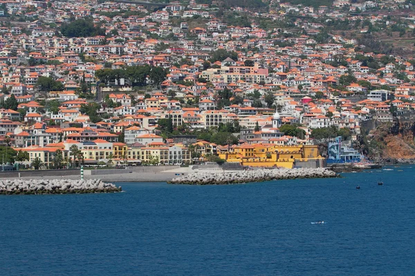 Şehrin tarihi merkezi. Funchal, Madeira, Portekiz — Stok fotoğraf