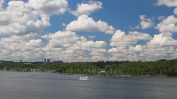 Gulf i stadsdelen i Stockholm, Sverige — Stockvideo