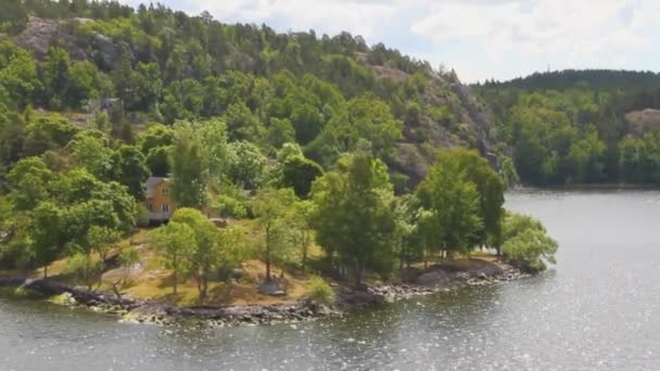 Côte du fjord scandinave. Stockholm, Suède  