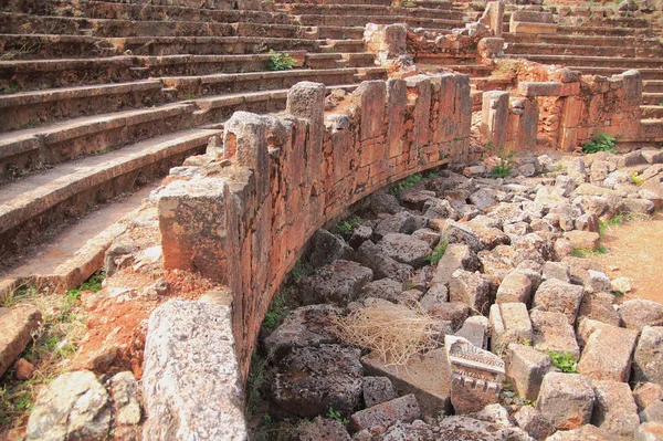 Ruins of ancient Greek theater in Fethiye, Turkey — Stock Photo, Image