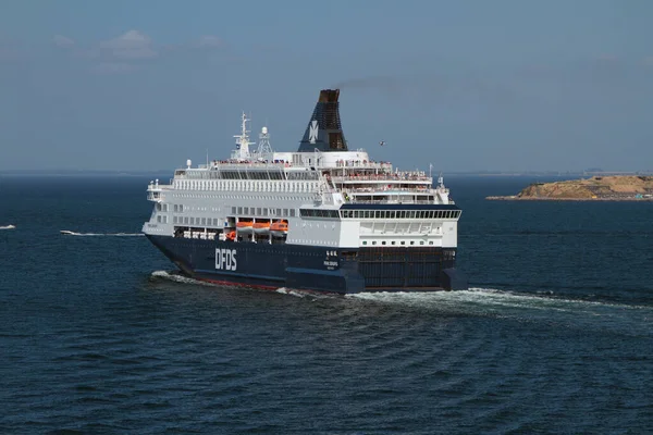 デンマーク コペンハーゲン 2018年7月7日 貨物専用フェリー ストック画像
