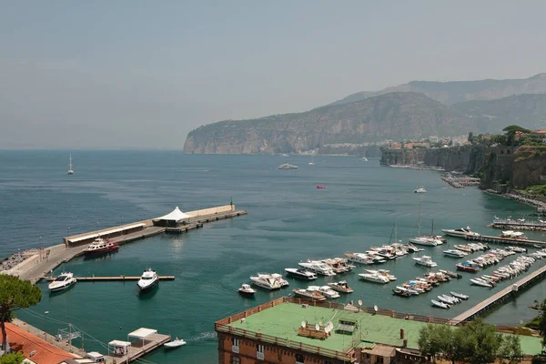 Bucht Hafen Und Yachthafen Sorrent Italien — Stockfoto