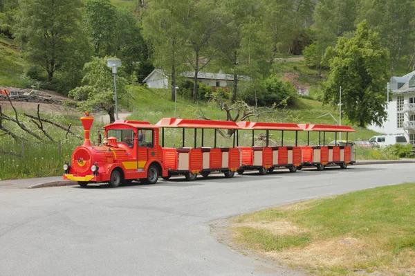 Tren de Excursión por carretera. Flom, Noruega — Foto de Stock