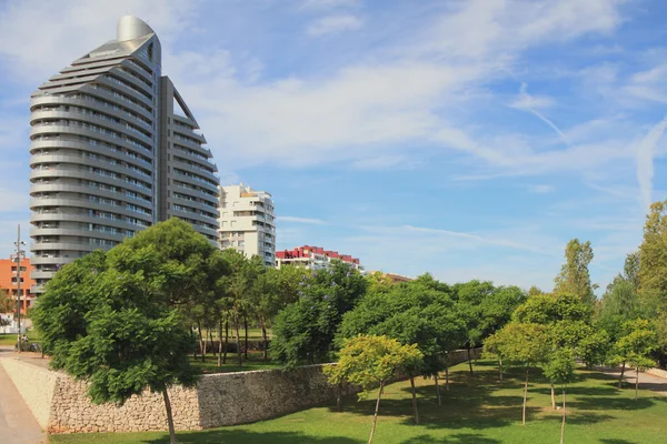 Ciudad y parque. Valencia, España —  Fotos de Stock