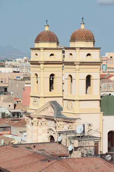 Kostel svaté Anny. Cagliari, Sardinie — Stock fotografie