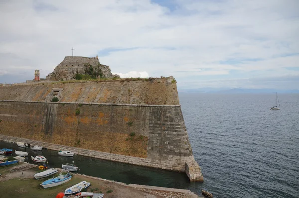 Fort of ancient fortress. Corfu, Greece — Stock Photo, Image