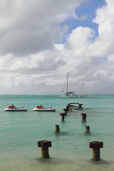 Körfez'de gönderilen Anse-An. Pointe-a-Pitre, Guadeloupe — Stok fotoğraf