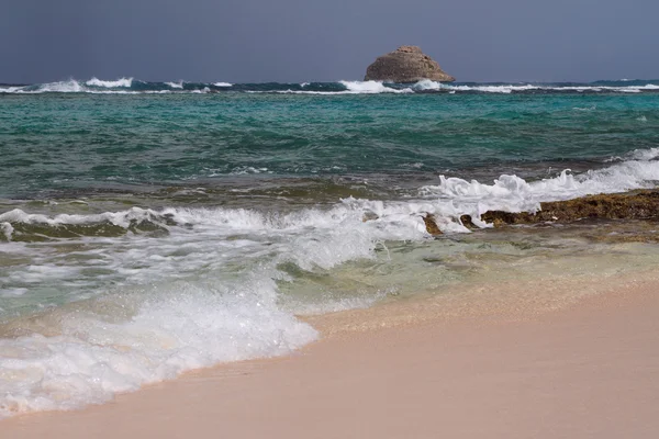 In de golf Anse Gourde. Guadeloupe — Stockfoto