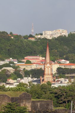 Katedral belltower. Fort-de-France, Martinique
