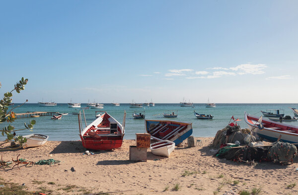 Fishing boats. Macanao, island Margarita, Venezuela