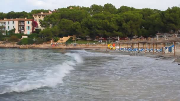 Illetes üdülőhelyén. Mallorca, Spanyolország — Stock videók