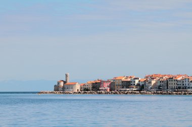 Deniz kenarı şehri. Piran, Slovenya