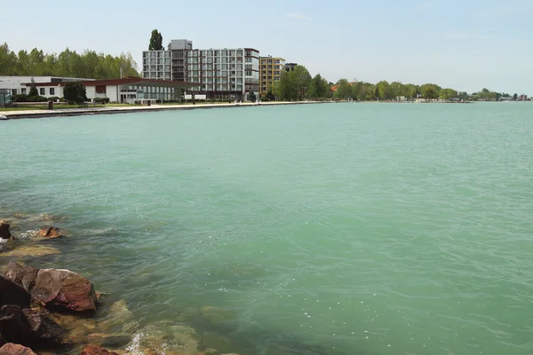 Resort på Balatonsjön, Shiofok, Ungern — Stockfoto