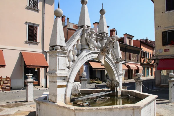 Fontana Da Ponte. Koper, Slovenia — Foto Stock