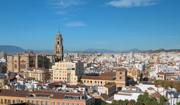 Panoráma města Malaga, Španělsko — Stock fotografie