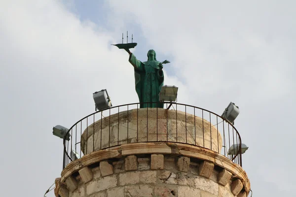 Statua Saint Fermina. Civitavecchia, Włochy — Zdjęcie stockowe