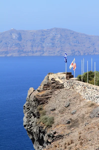 Deniz taşın. Santorini, Yunanistan — Stok fotoğraf