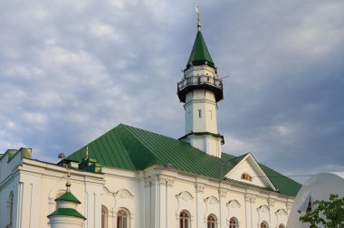 Cami minaresi ile. Kazan, Tataristan, Rusya Federasyonu