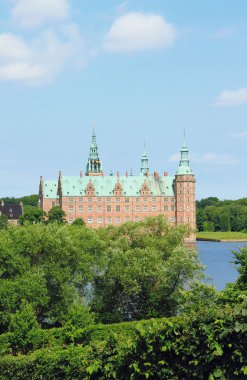 Antik kale. Frederiksborg Palace, Hillerod, Danimarka