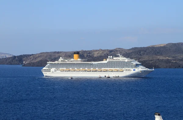 Transatlántico. Santorini, Grecia — Foto de Stock