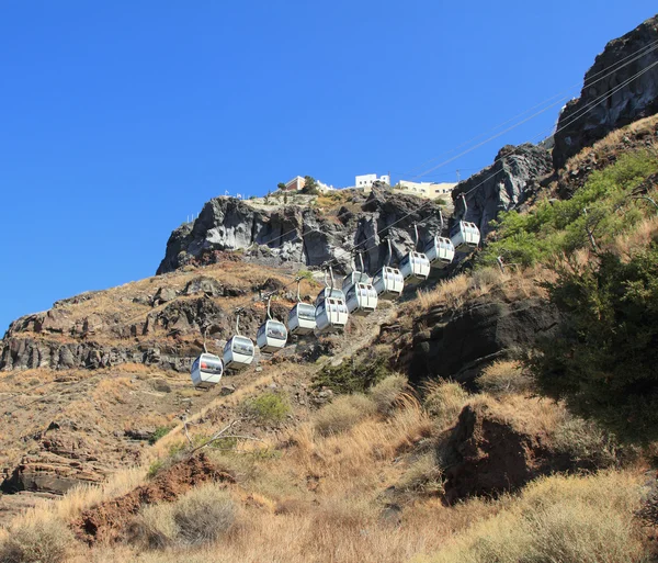 Pasajeros suspendidos. Santorini, Grecia —  Fotos de Stock