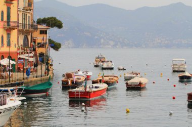 Tigullio Körfezi. Portofino, İtalya