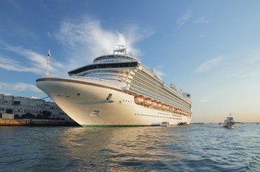 Venedik cruise Terminal gemisi cruise. İtalya