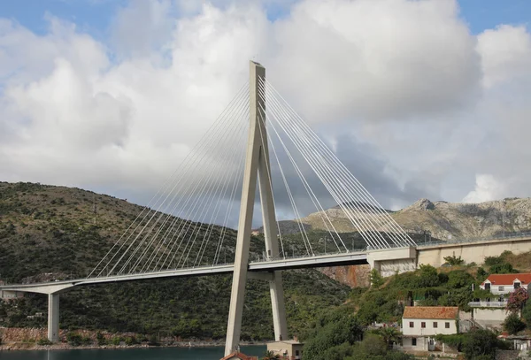 Croacia, Dubrovnik, Franjo Tudjman Bridge — Foto de Stock