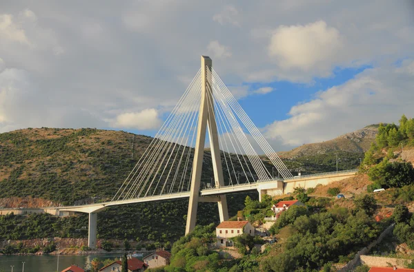 Puente Franjo Tudjman. Dubrovnik, Croacia — Foto de Stock