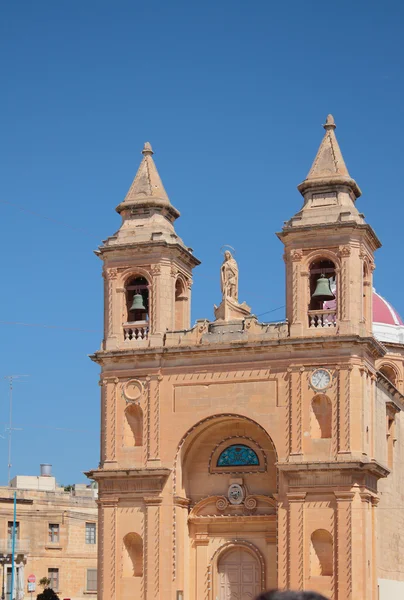 Parochie kerk van onze Vrouwe van tas-Silg. Marsashlokk, Malta — Stockfoto