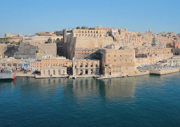 Forntida befäst stad. Valletta, Malta — Stockfoto