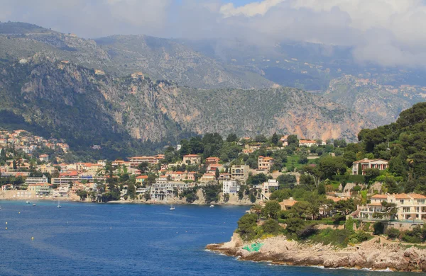 Landhuizen in Côte d'Azur. Vilfransh-sur-Mer, Frankrijk — Stockfoto