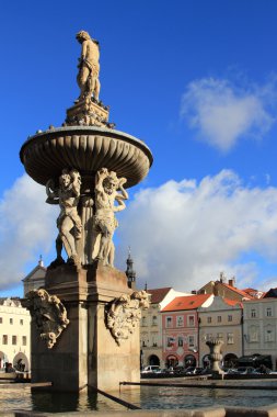 Çek Cumhuriyeti Ceske Budejovice 'de Çeşme