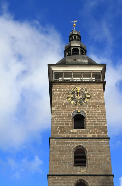 Torre Negra en Ceske Budejovice, República Checa — Foto de Stock